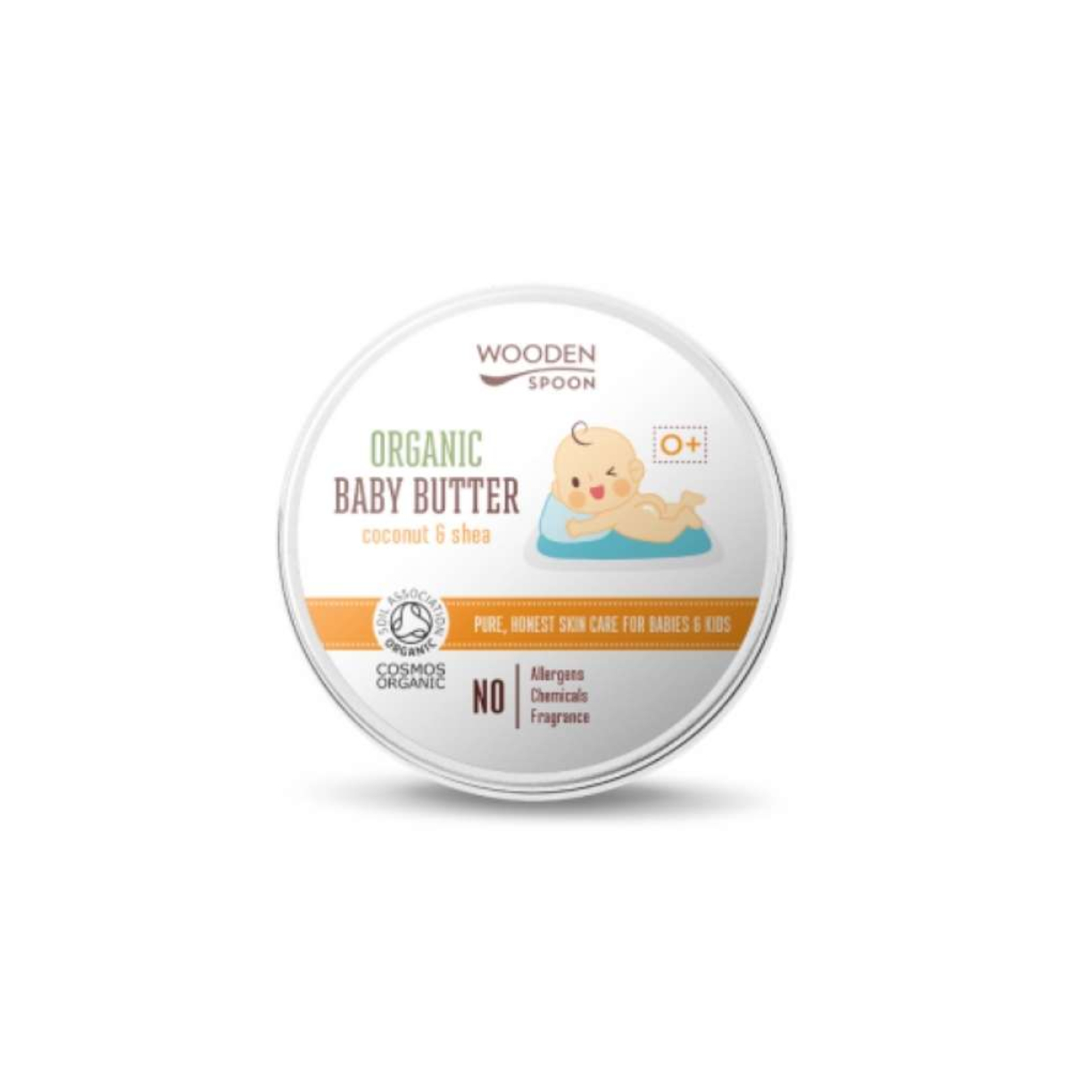 Wooden Spoon Dětské tělové máslo BIO - 15 ml - přírodní hydratace pro dětskou pokožku z Econea.cz