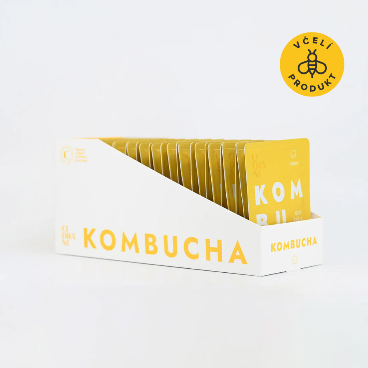 Cidrani Kombucha mikrodrink Happy BIO - 30 x 17 ml (box) - pozitivní energie na celý den z Econea.cz