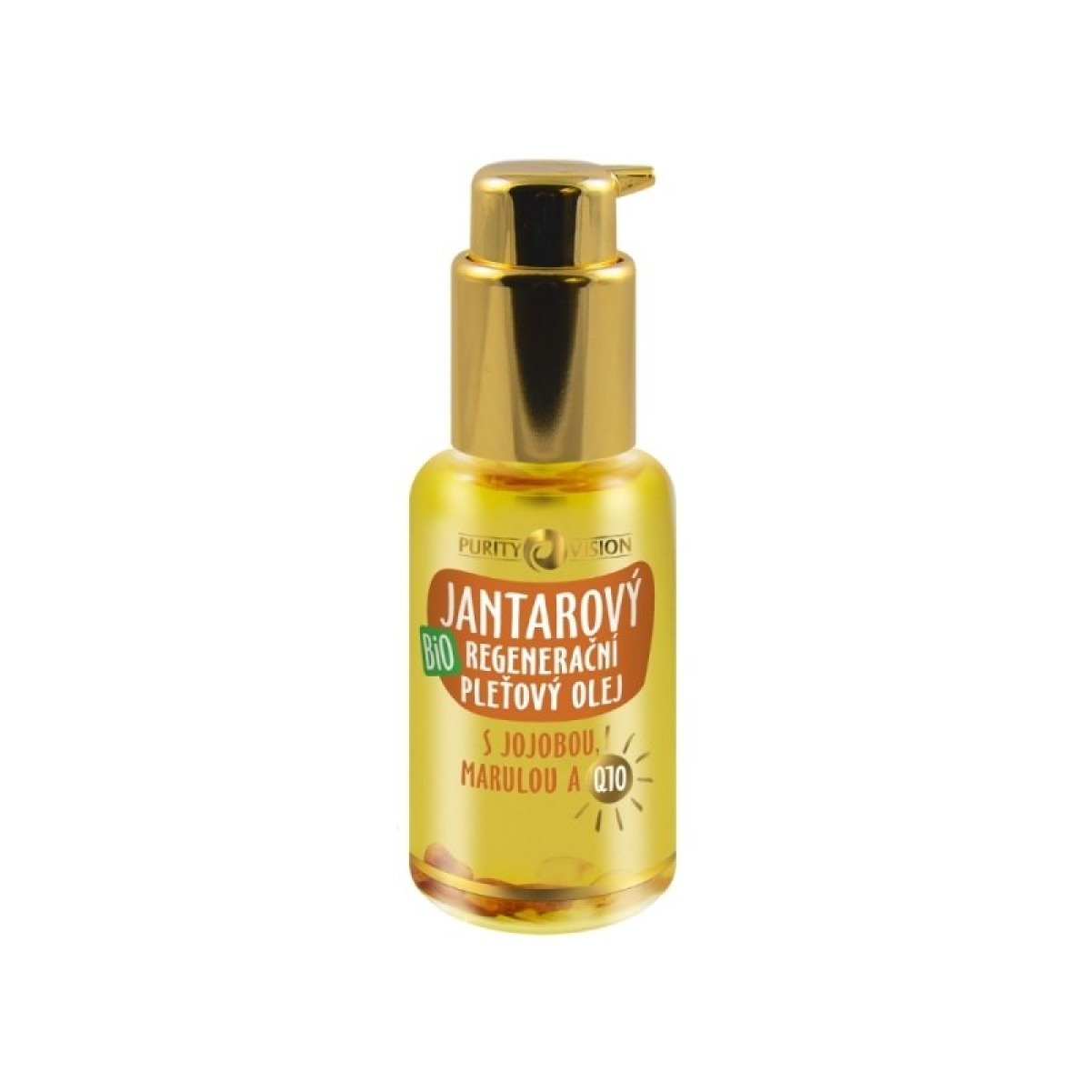Purity Vision Jantarový hloubkově regenerační pleťový olej BIO (45 ml) z Econea.cz