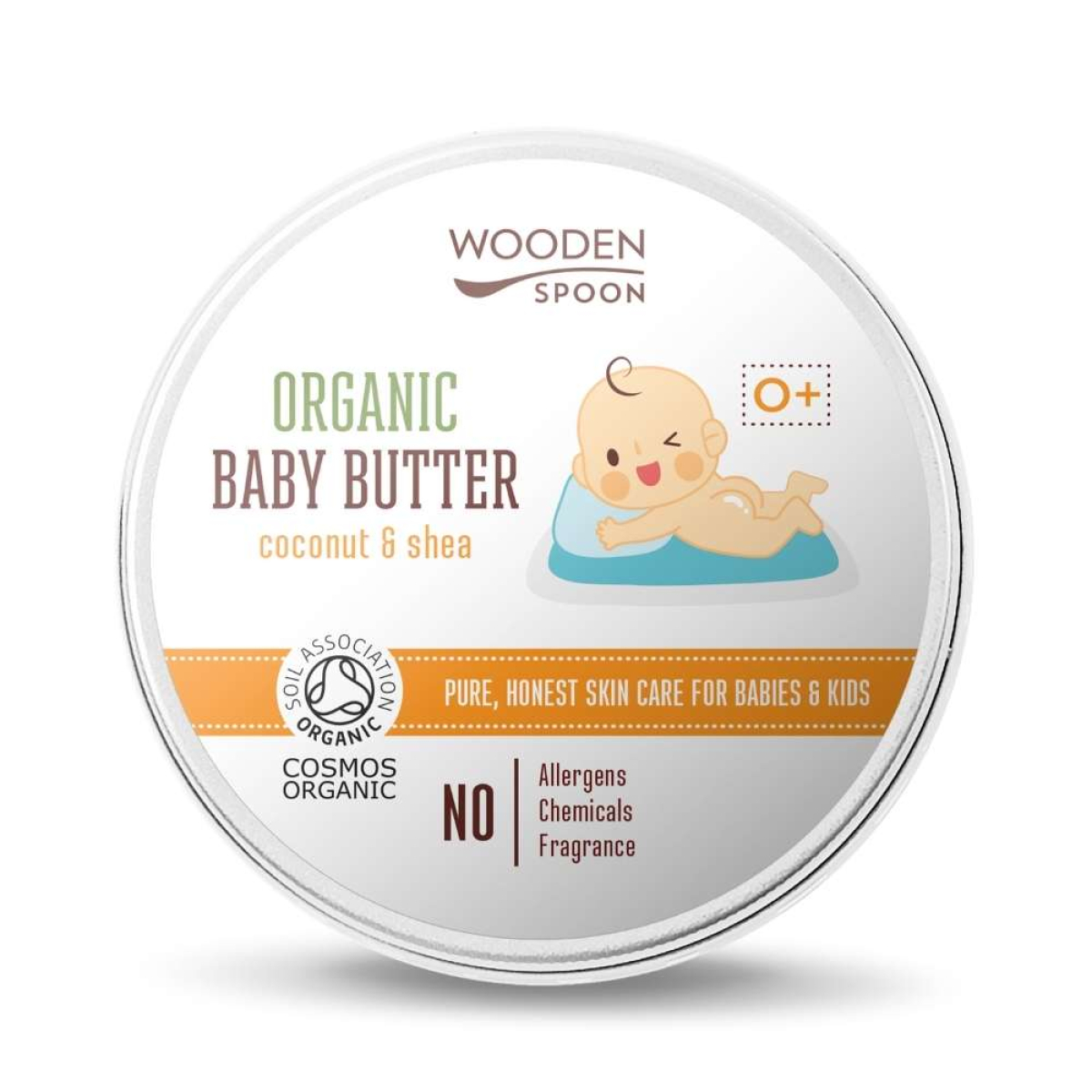 Wooden Spoon Dětské tělové máslo BIO - 100 ml - přírodní hydratace pro dětskou pokožku z Econea.cz