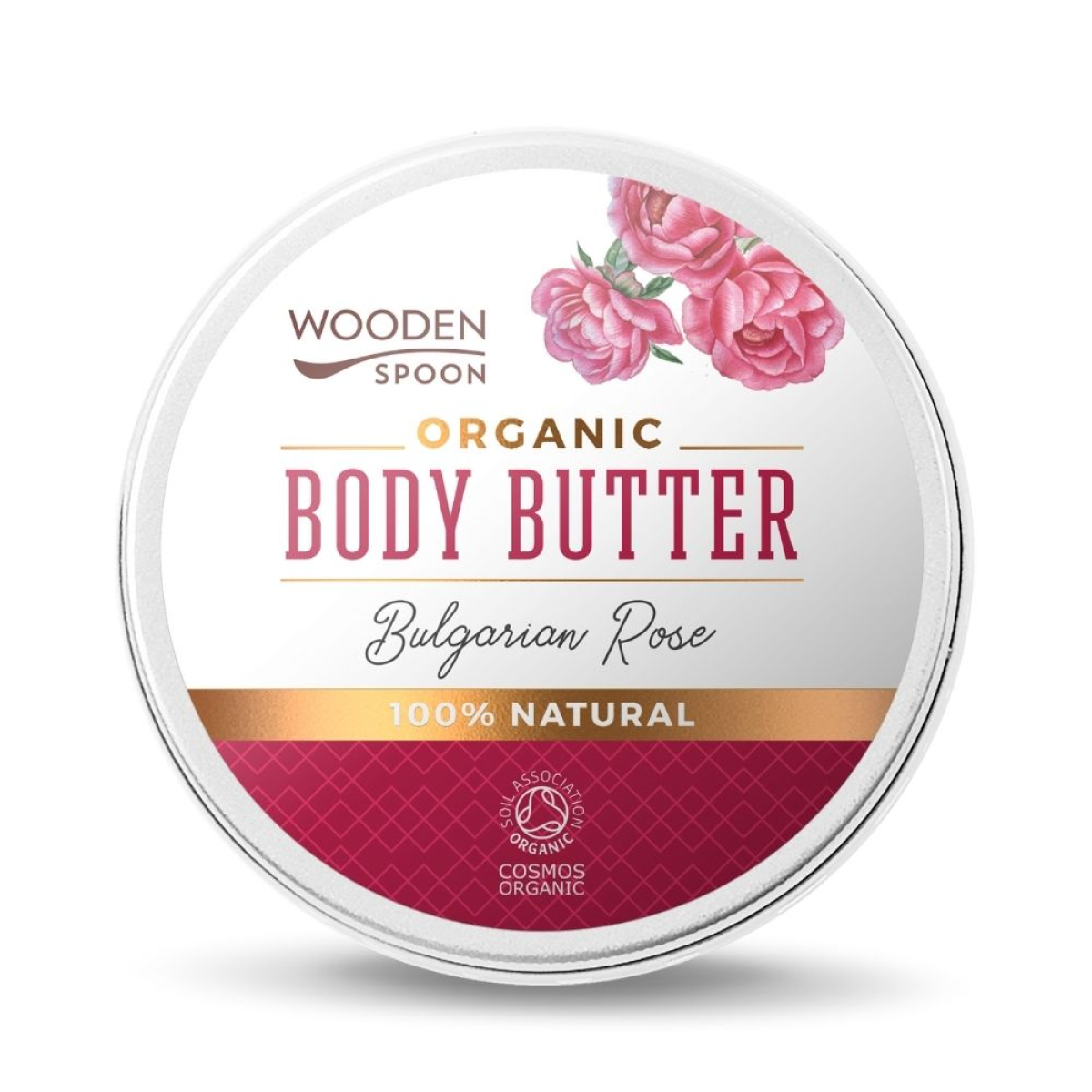 Wooden Spoon Tělové máslo Bulharská růže BIO - 100 ml z Econea.cz