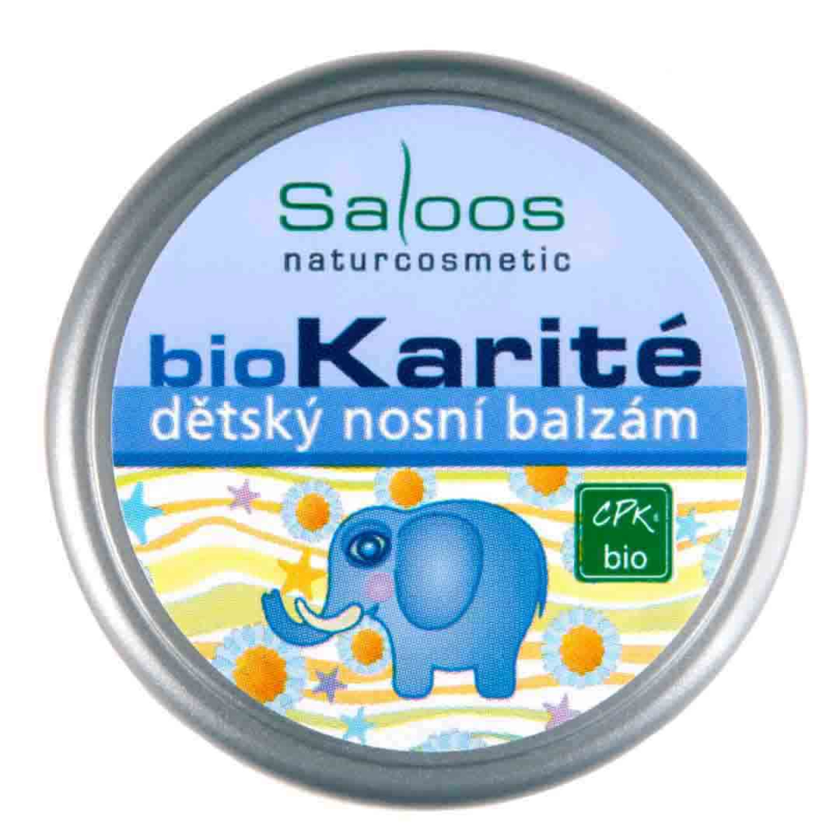 Saloos Dětský nosní balzám BIOKarité (19 ml) - s bambuckým máslem pro citlivou pokožku z Econea.cz