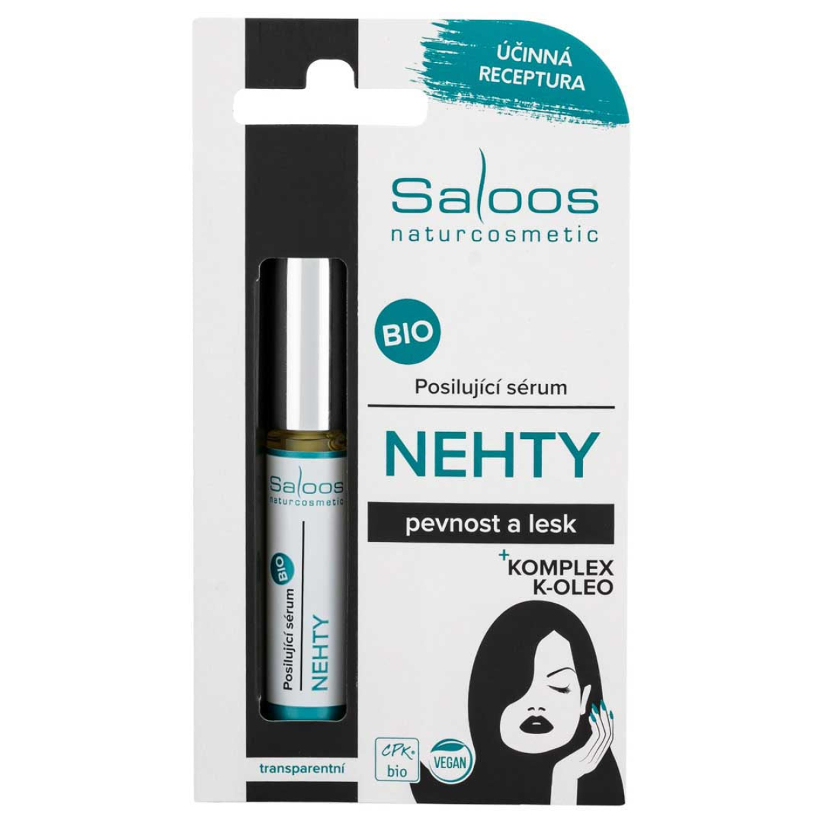 Saloos Zpěvňující sérum na nehty BIO (7 ml) - pro přirozenou pevnost a lesk nehtů z Econea.cz