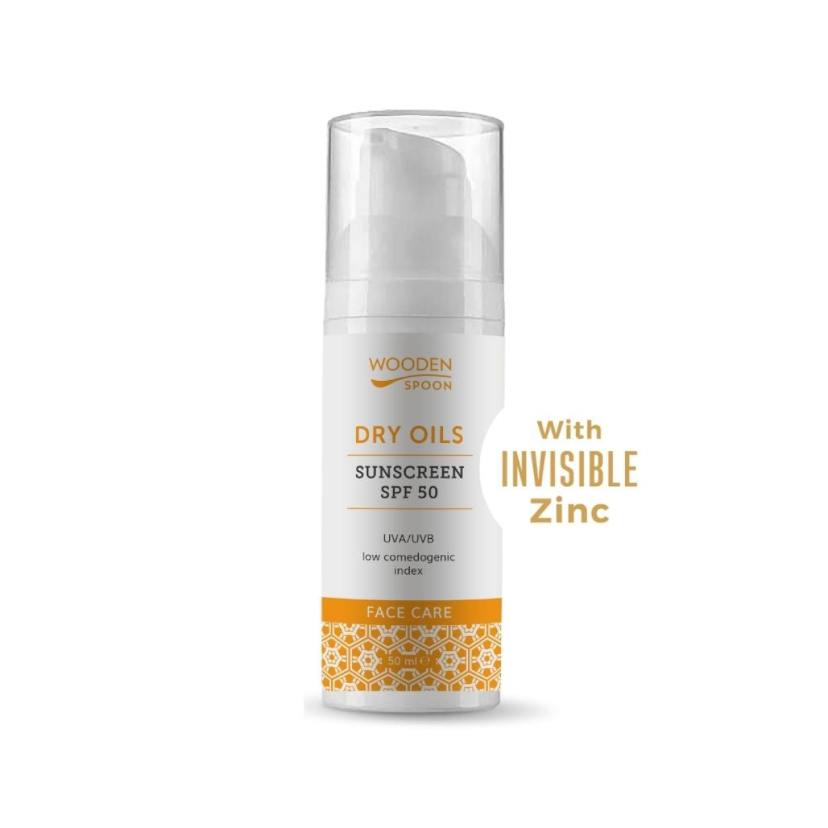 Wooden Spoon Opalovací krém na obličej s nízkým komedogenním indexem SPF 50 BIO (50 ml) z Econea.cz