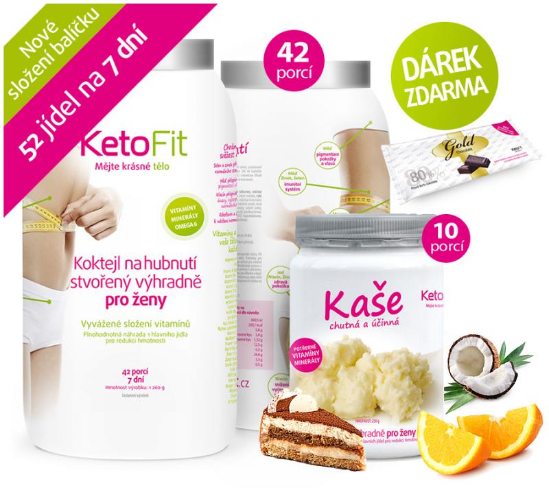 KetoFit dieta - balíček na jeden týden