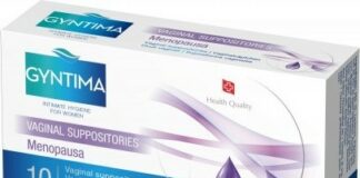 Gyntima Menopausa vaginální čípky 10 ks