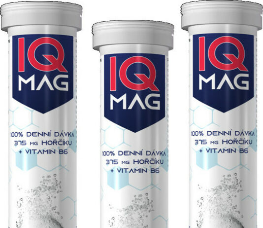 IQ Mag hořčík + B6 šumivé tablety 40+20