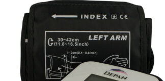 DEPAN pažní digitální tlakoměr s adapterem