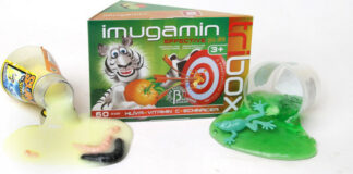Imugamin Effective pro děti drg.60 TRIBOX+hračka