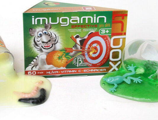 Imugamin Effective pro děti drg.60 TRIBOX+hračka