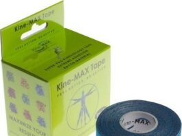 KineMAX SuperPro Ray. kinesiology tape modr.5cmx5m