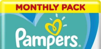 Pampers Active Baby Pleny 4 Maxi 9-14kg Monthly Pack 174 ks