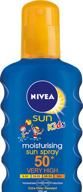NIVEA SUN Dět.barev.spr. opalov.OF50 200ml č.85667