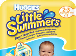 HUGGIES Little Swimmers vel.2-3 3-8kg 12ks