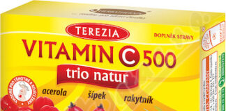 TEREZIA Vitamin C 500mg TRIO NATUR cps.60