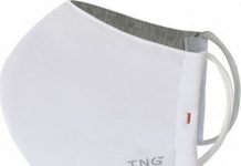 TNG rouška textilní 3-vrstvá bílá M