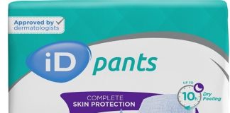 ID PANTS absorbční kalhotky large maxi boky 100-145cm