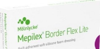 MEPILEX BORDER FLEX LITE samolepící pěnové krytí 4X5 CM