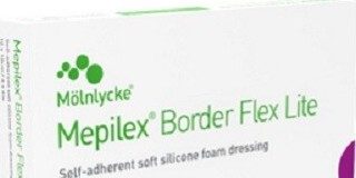MEPILEX BORDER FLEX LITE samolepící pěnové krytí 10X10 CM