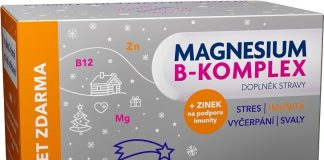 Magnesium B-komplex Glenmark 120+60 tablet dárkové balení