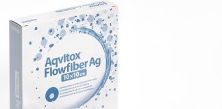 Aqvitox Flowfiber Ag 10x10cm antimikrobiální 10ks