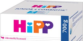 HiPP 4 Junior Combiotik mléčná výživa 700g - balení 2 ks