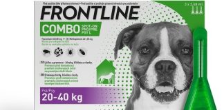 Frontline Combo Spot on Dog 20-40kg pipet.3x2.68ml