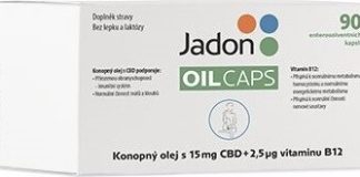 Jadon oil caps CBD s konopným olejem 15mg CBD+B12 cps.90