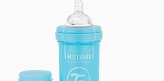 Twistshake Kojenecká láhev Anti-Colic 260ml modrá