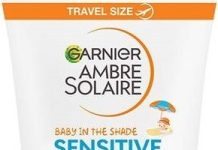Garnier Ambre Solaire Kids Sensitive Advanced opalovací mléko pro citlivou pokožku SPF50+ 50ml