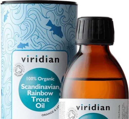 Viridian Scandinavian Rainbow Trout Oil Organic 200ml