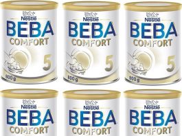 BEBA COMFORT 5 800g - balení 6 ks