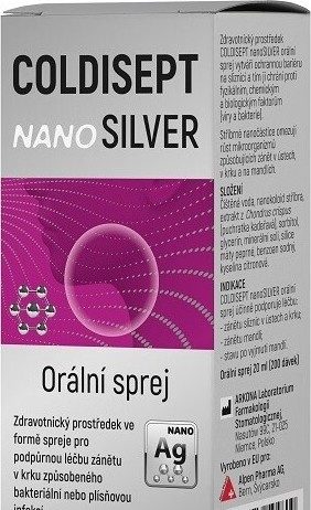 Coldisept nanoSilver orální sprej 20ml