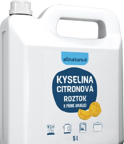 Allnature Kyselina citronová roztok 5000 ml