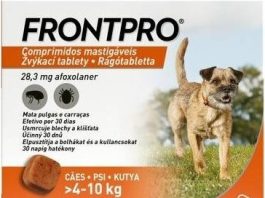 Frontpro žvýkací tablety pro psy 4-10kg 28
