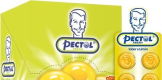 Pectol citronový drops s vit.C box 24 blistrů