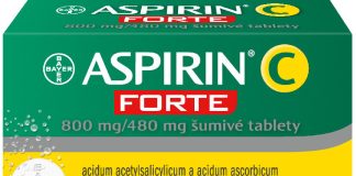 ASPIRIN C FORTE 800MG/480MG TBL EFF 10