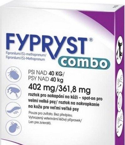 FYPRYST combo 1x4.02ml spot-on pro psy nad 40kg