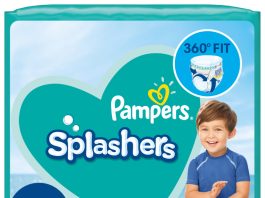 Pampers Splashers Plenkové kalhotky velikost 5 10 ks