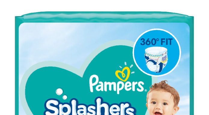 Pampers Splashers Plenkové kalhotky velikost 3 12 ks