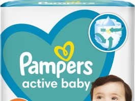 Pampers Active Baby velikost 3 6-10 kg Mega Box 152 ks