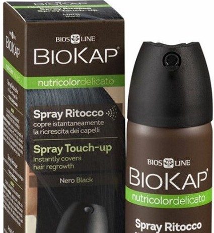 Biokap NutriColor Delicato Spray Touch Up Černá 75 ml