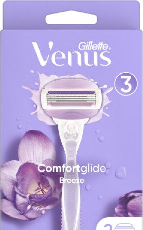 Gillette Venus3 Comfort Breeze dámský holicí strojek + 2 hlavice
