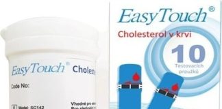 Proužky EASY TOUCH cholesterol 10ks