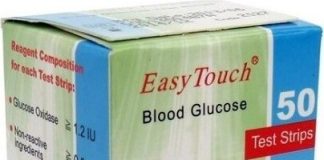 EasyTouch testovací proužky pro glukometr 50 ks