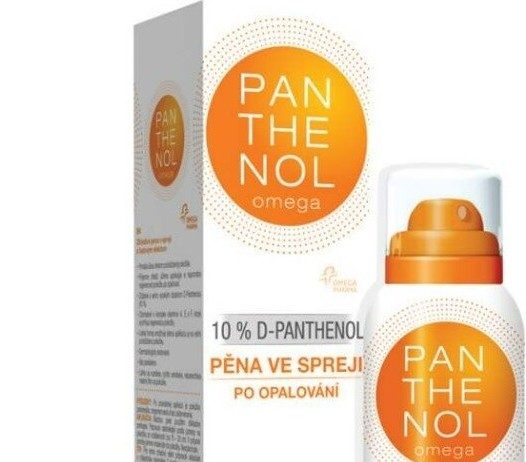 Omega Pharma Panthenol Omega pěna ve spreji s ledovým efektem 10% 150 ml