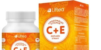 LIFTEA Lipozomální vitamín C+E tob.60