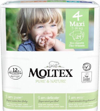 Moltex Pure&Nature plenky Maxi 7-14kg 29ks