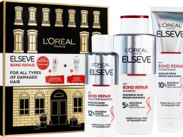 L’Oréal Paris Elseve regenerační balzám pro posílení vlasů 150 ml + před-šamponová péče s regeneračním účinkem 200 ml + regenerační šampon pro poškozené vlasy 200 ml