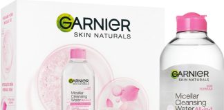 Garnier Skin Naturals Rose Cream denní pleťový krém Skin Naturals Rose Cream 50 ml + micelární voda Skin Naturals Micellar Cleansing Water All-In-1 400 ml dárková sada